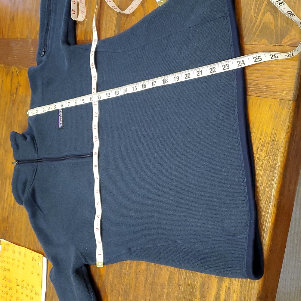 Patagonia Better Sweater Navy Blue Jacket Women Small Quarter Zip Pullover - Picture 12 of 13